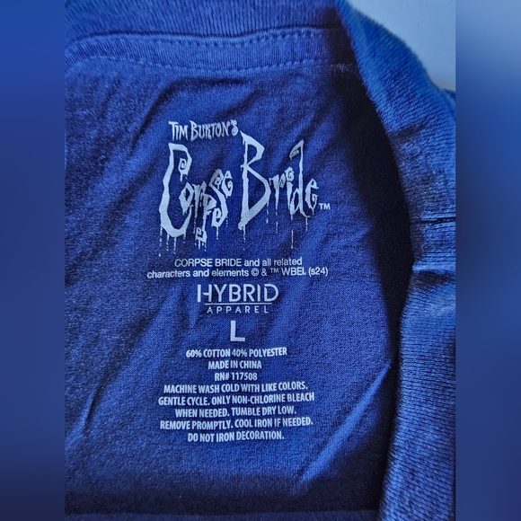Corpse Bride Graphic T-Shirt NWOT - Picture 7 of 7